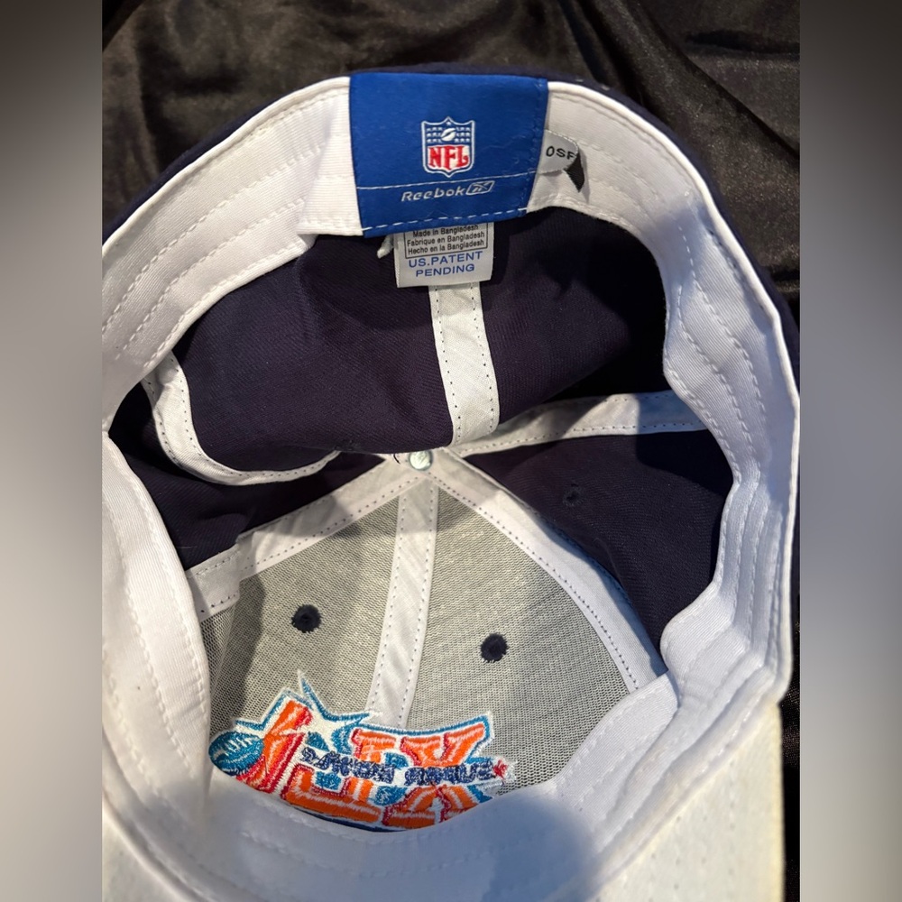 Super Bowl XLI Navy Cap Chicago Bears Reebok - Picture 5 of 5